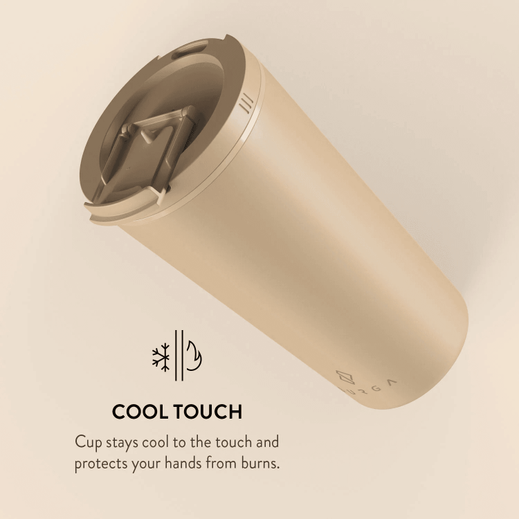 Termo lonček BURGA, 470 ML, Tan