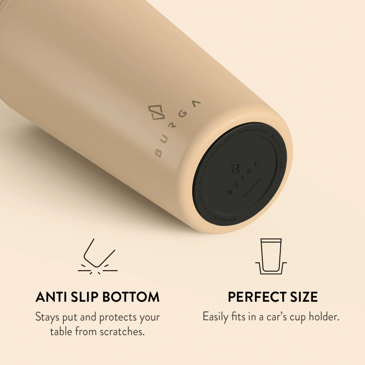 Termo lonček BURGA, 470 ML, Tan