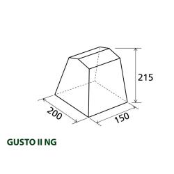 Kuhinjski šotor Brunner GUSTO II 0425996N.C30, 150 x 200 c, moder