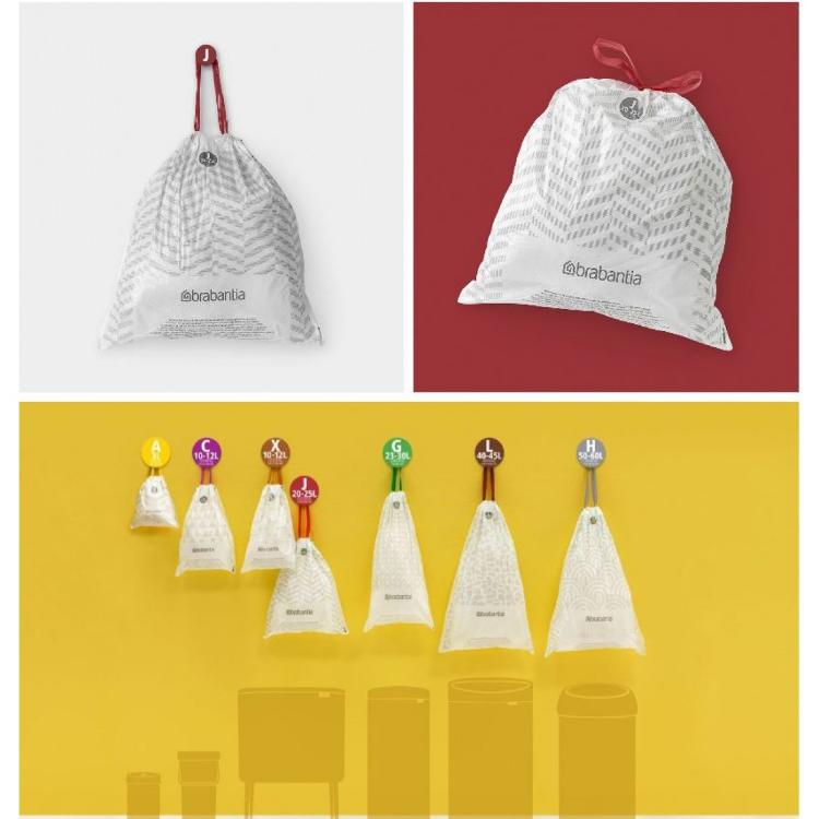 Vrečke za smeti Brabantia Perfect Fit, 23 L X 40 kos