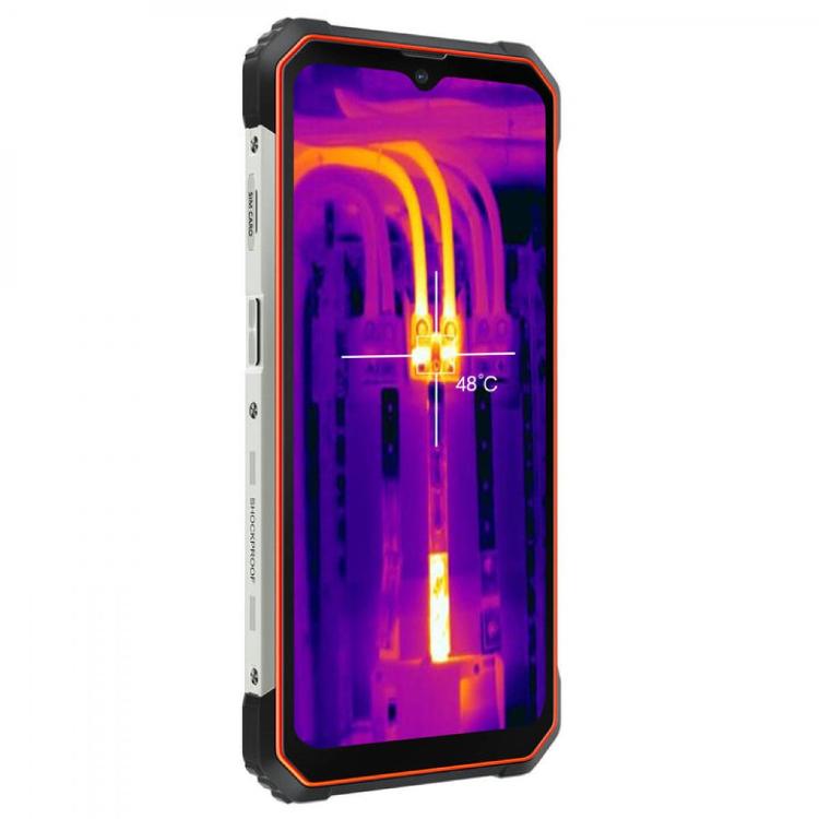 Pametni robustni telefon Blackview BL8800 PRO, 8 GB + 128 GB, oranžen