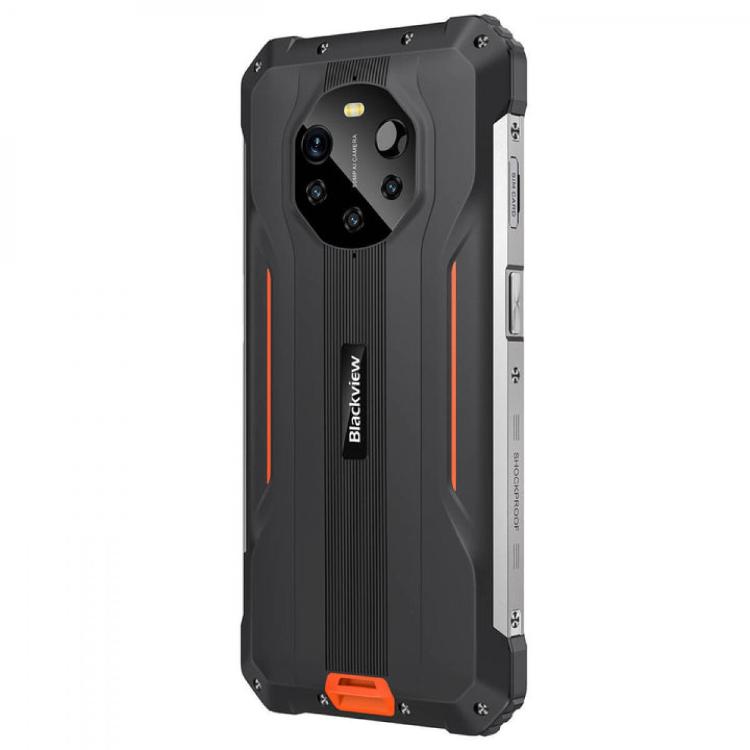 Pametni robustni telefon Blackview BL8800 PRO, 8 GB + 128 GB, oranžen