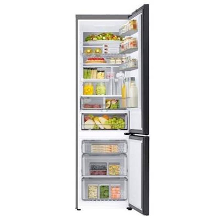 Hladilnik z zamrzovalnikom Samsung Bespoke RB38C7B6CB1/EF Wi-Fi, 390 l, C, 203 cm, črna