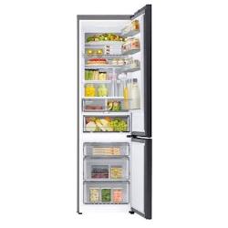 Hladilnik z zamrzovalnikom Samsung Bespoke RB38C7B6CB1/EF Wi-Fi, 390 l, C, 203 cm, črna