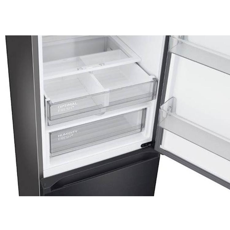 Hladilnik z zamrzovalnikom Samsung Bespoke RB38C7B6CB1/EF Wi-Fi, 390 l, C, 203 cm, črna