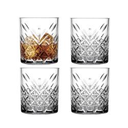 Kozarec za vodo/whiskey Pasabahce Timeless,  345 ml, 4 kos, steklo