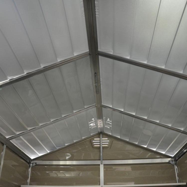 Vrtna hiška Palram Skylight, rumeno-rjava, 185 x 153 cm
