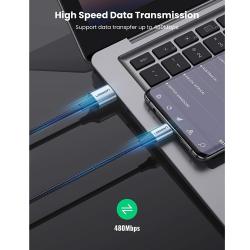 Kabel omogoča prenos podatkov s hitrostjo do 480 Mb/s za hitro sinhronizacijo naprav.