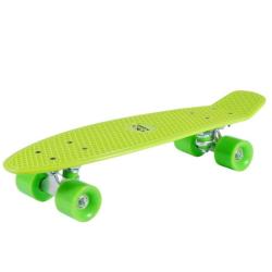 Rolka Hudora - Retro skateboard, limeta_1