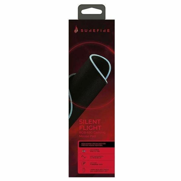Podloga za miško 048813 Surefire Silent Flight RGB680