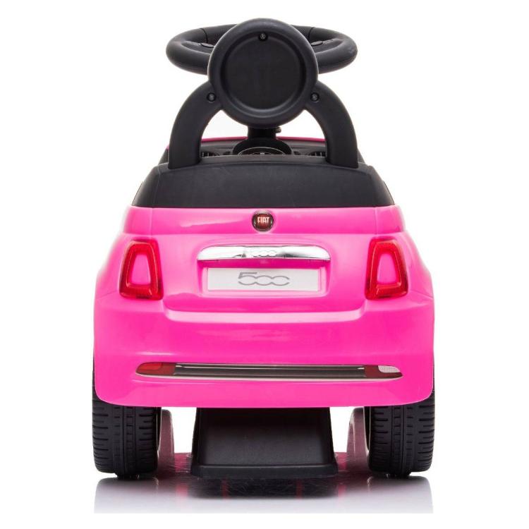 Roza avto na potiskanje z volanom, pogled od zadaj