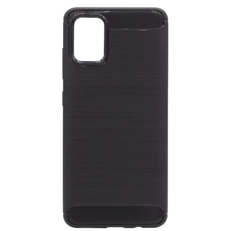 Samsung Galaxy A71, gumiran ovitek (TPU), črn A-Type_1