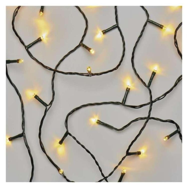 Božična veriga, LED, 2,8 m, 3x AA, zunanja in notranja, topla bela