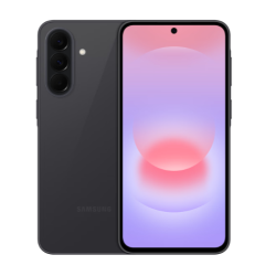 Sprednji in zadnji pogled na telefon Samsung Galaxy v sivi barvi.