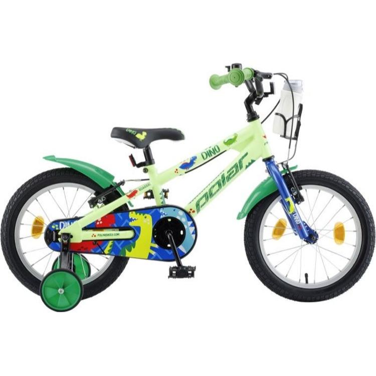 Otroško kolo Polar Junior 14'' DINO, zelen