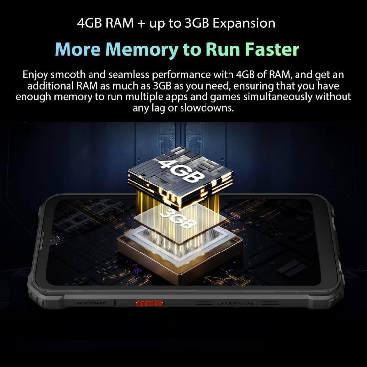 Pametni robustni telefon Blackview BV5300 PRO, 4/64 GB, zelen