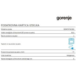 Vgradna pečica Gorenje BOS6747A01BG-8