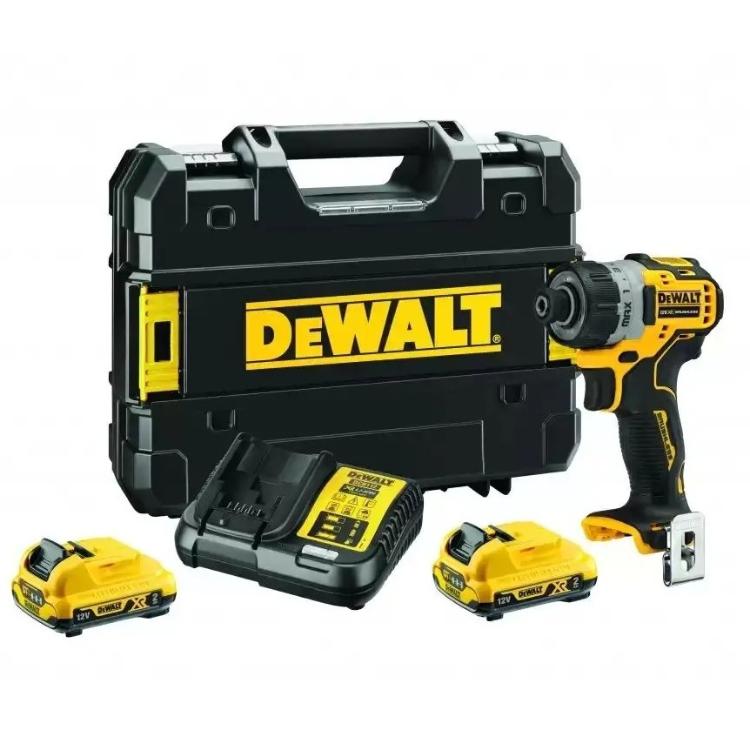 Akumulatorski vijačnik DeWalt DCF601D2, 12 V, 2 Ah