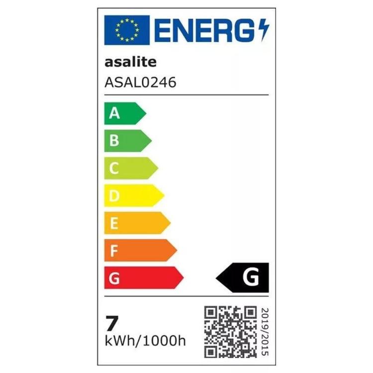 Namizna svetilka Asalite, LED z zatemnitvijo, brezžična USB, 7 W, črna