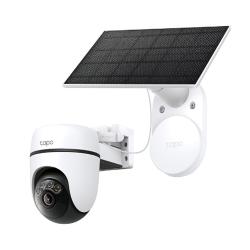 TP-Link Tapo kamera s sončnim panelom, podporo za panoramsko in nagibno spremljanje ter upravljanjem prek mobilne aplikacije omogoča učinkovito in energetsko neodvisno video nadzorovanje.