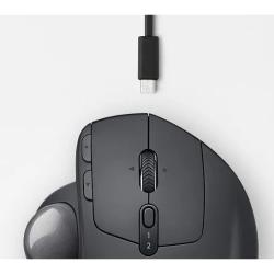 Brezžična miška Logitech MX Ergo Trackball, črna