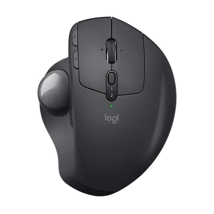 Brezžična miška Logitech MX Ergo Trackball, črna