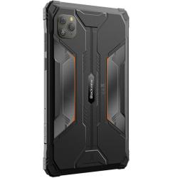 Blackview Active 5 tablični računalnik, pogled na zadnjo stran z zaščitenim ohišjem in kamerami.