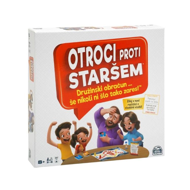 Družabna igra Otroci proti staršem