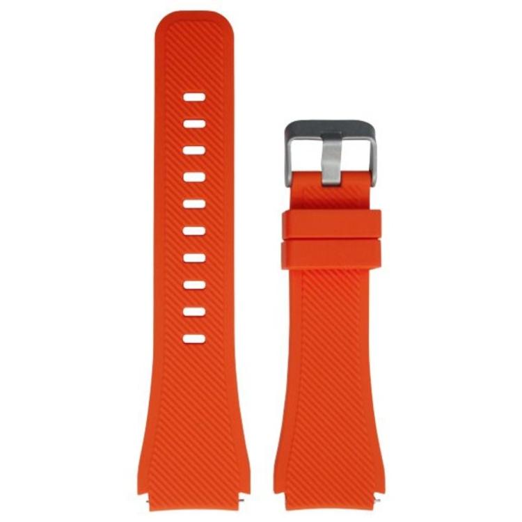 Silikonski pašček Samsung Gear S3, 22 mm, oranžen_1