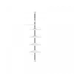 Kotno stojalo s policami za kopalnice SONGMICS BCB02SW, 95-300 cm