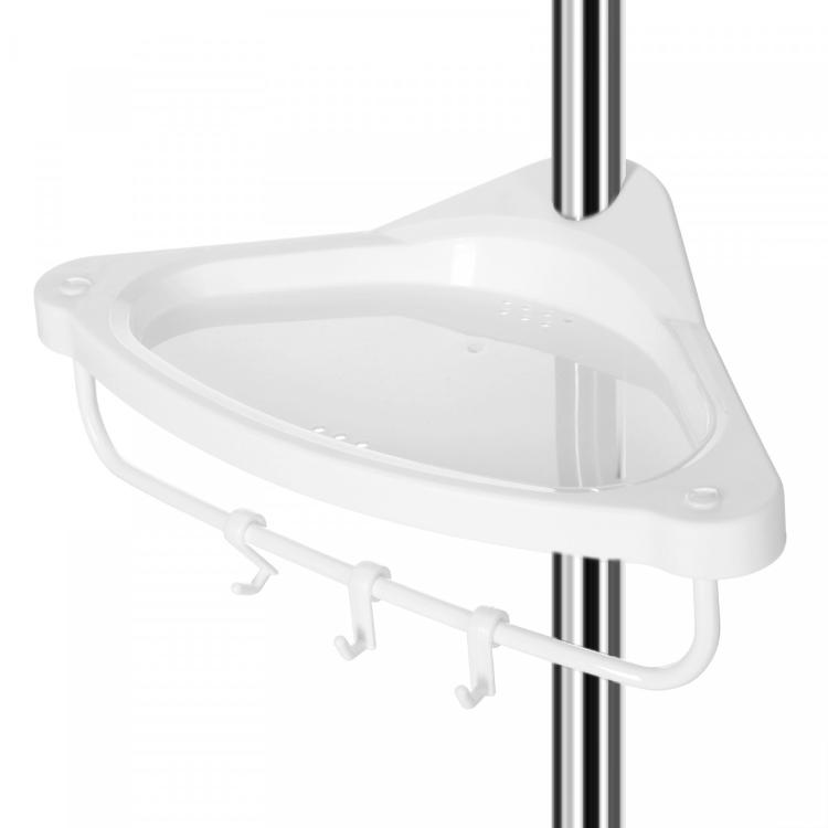 Kotno stojalo s policami za kopalnice SONGMICS BCB02SW, 95-300 cm