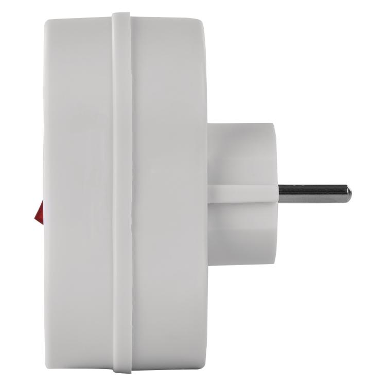 Razdelilec 2× schuko s stikalom