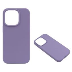 Silikonski ovitek (liquid silicone) za Apple iPhone 13 Pro, mehak, vijolična