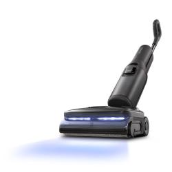 Roborock F25 Ultra mokro-suhi sesalnik z LED osvetlitvijo na čistilni glavi za boljšo vidljivost umazanije med čiščenjem.