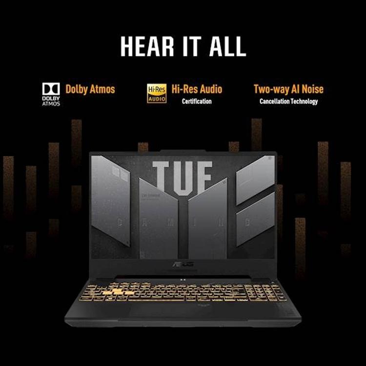Prenosni računalnik Asus TUF Gaming F17 FX707VU-HX101W i7-13620H / 16GB / 1TB SSD / 17,3" FHD / Windows 11 home