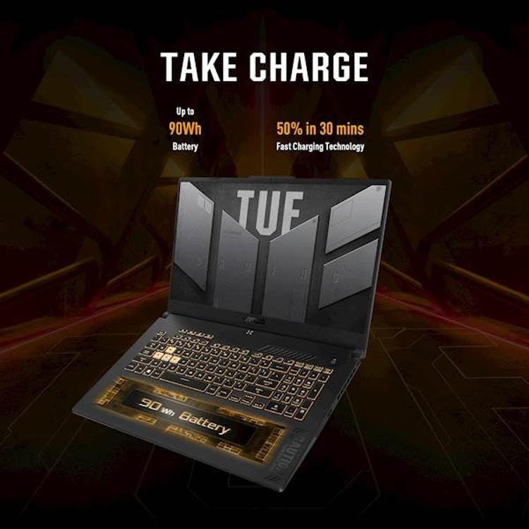Prenosni računalnik Asus TUF Gaming F17 FX707VU-HX101W i7-13620H / 16GB / 1TB SSD / 17,3" FHD / Windows 11 home