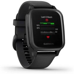 Pametna ura Garmin Venu Sq Music, črna