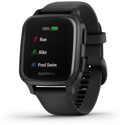 Pametna ura Garmin Venu Sq Music, črna