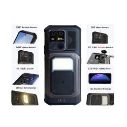 AGM Mobile G3: 64MP kamera, termo kamera 512×384, 50MP selfie, 116dB zvočnik, 6.72'' 120Hz zaslon