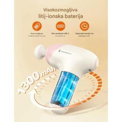Masažna mini pištola TAOTRONICS pink