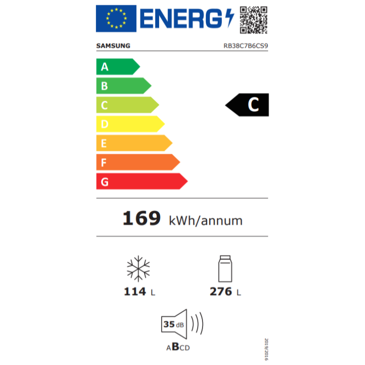 Hladilnik Samsung Bespoke RB38C7B6CS9/EF