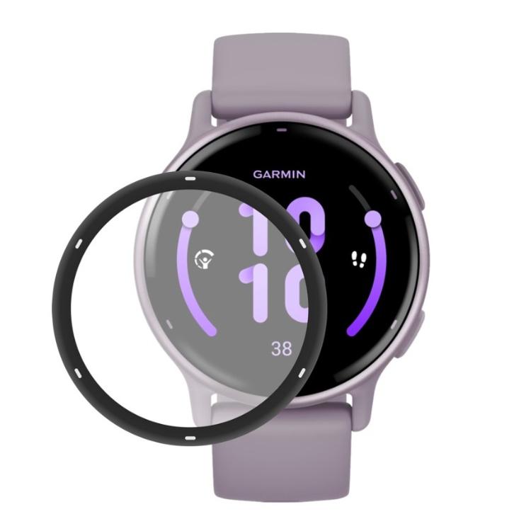 Hibridno zaščitno steklo (folija) za Garmin Vivoactive 5, črna
