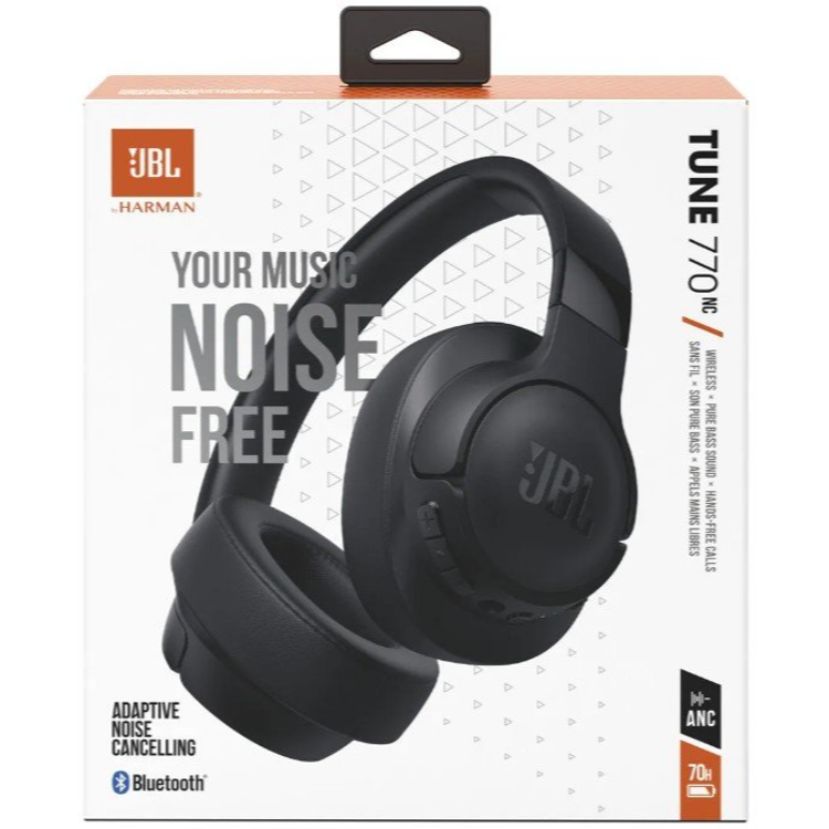 Brezžične slušalke JBL Tune 770NC ANC, črna