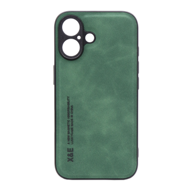 Gumiran ovitek za Apple iPhone 16 Plus, zelen