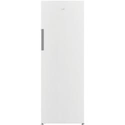 Beko hladilnik RSSE415M41WN v beli barvi z enojnimi vrati, zunanjim ročajem in prostorno zasnovo za shranjevanje živil.