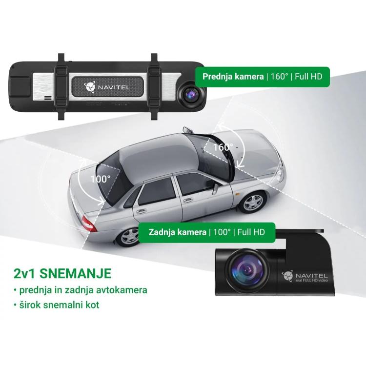 Pametno avto ogledalo Navitel MR450 GPS, FullHD, 5,5", IPS, Night vision