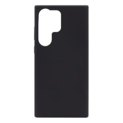 Silikonski ovitek za Samsung Galaxy S23 Ultra, mehak, črna