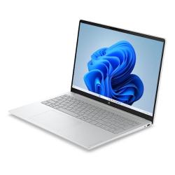 HP OmniBook 3 z odprtim zaslonom Windows 11, tankimi robovi in prostorno sledilno ploščico.