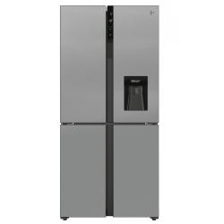 Ameriški hladilnik Hoover HSC818EXWD, 183 cm, E, 432 l, inox