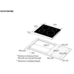 Indukcijska kuhalna plošča Samsung NZ64M3NM1BB/OL_2